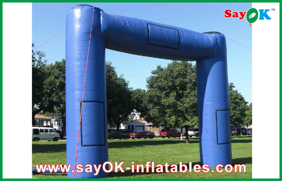 ब्लू विशाल तोरण Inflatable ऑक्सफोर्ड कपड़ा वाणिज्यिक Inflatable संरचना