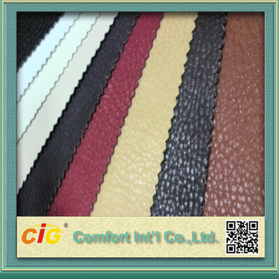 पारिस्थितिकी के अनुकूल रंगीन और उच्च गुणवत्ता सिंथेटिक सोफे चमड़े की सामग्री