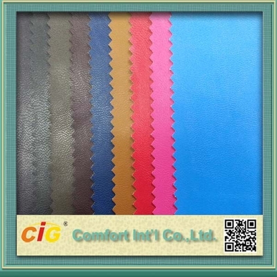 0.4mm रंगीन पु सिंथेटिक चमड़ा / थैला लिए कृत्रिम चमड़े कपड़ा