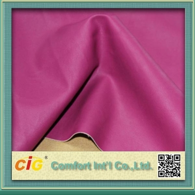 0.4mm - 0.7mm Polyurethane सिंथेटिक चमड़ा कपड़ा परिधान के लिए